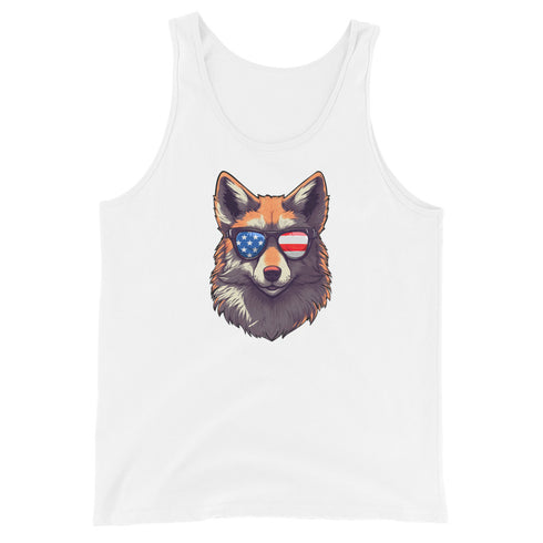 Furry Fox Men's Tank Top - Mainstream Freedom