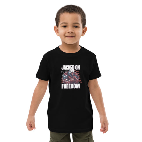 Jacked on Freedom Organic cotton kids t-shirt - Mainstream Freedom