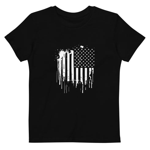 American Flag Organic cotton kids t-shirt - Mainstream Freedom