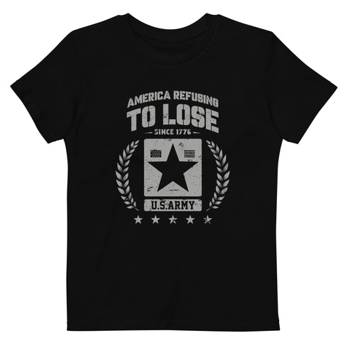 America Refusing To Lose Since 1776 Organic cotton kids t-shirt - Mainstream Freedom