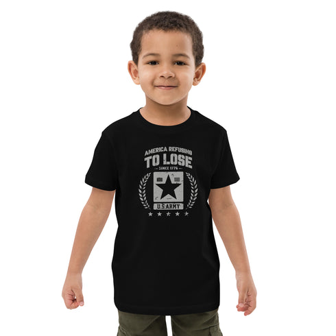 America Refusing To Lose Since 1776 Organic cotton kids t-shirt - Mainstream Freedom