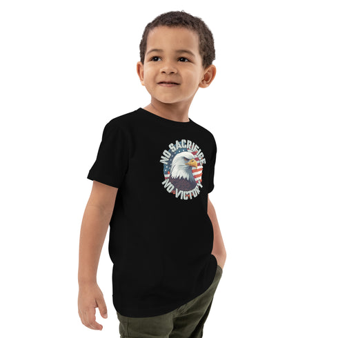 No Sacrifice No Victory Organic cotton kids t-shirt - Mainstream Freedom