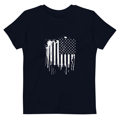 American Flag Organic cotton kids t-shirt - Mainstream Freedom