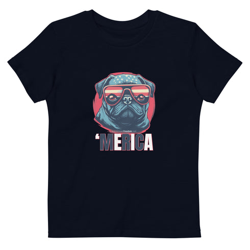 Merica Organic cotton kids t-shirt - Mainstream Freedom
