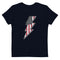 Lightning Bolt America Organic cotton kids t-shirt - Mainstream Freedom