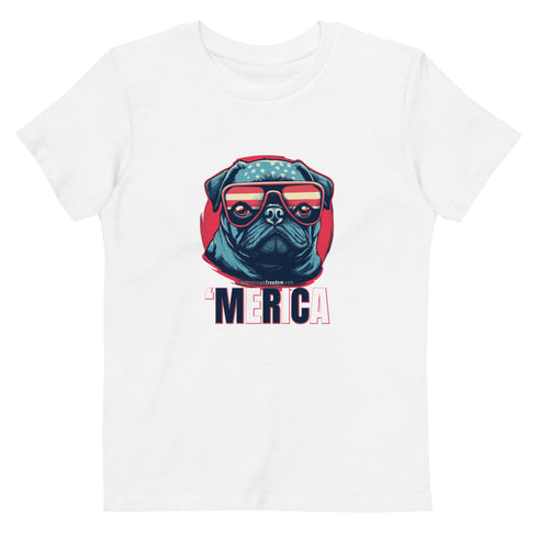 Merica Organic cotton kids t-shirt - Mainstream Freedom