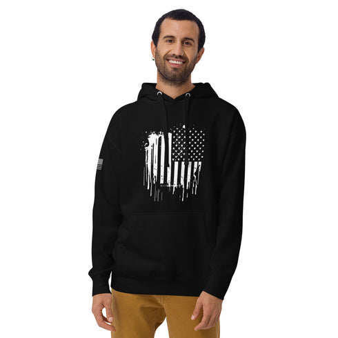 American Flag Unisex Hoodie - Mainstream Freedom
