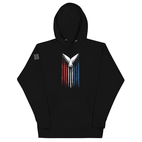 American Patriot Eagle Symbol Unisex Hoodie - Mainstream Freedom