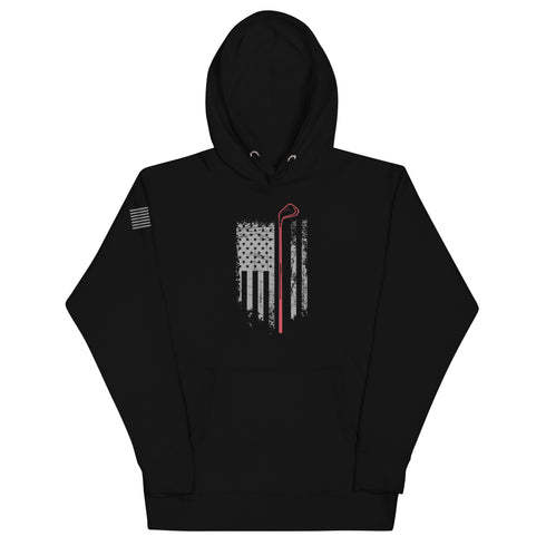 Grunge American Golfer Unisex Hoodie - Mainstream Freedom