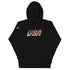 USA Grunge Unisex Hoodie - Mainstream Freedom