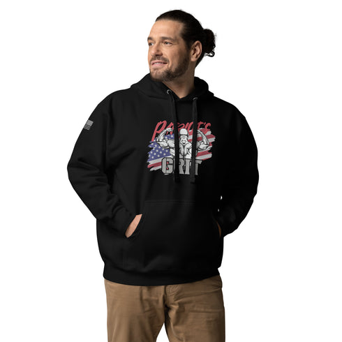 Patriot's Grit Unisex Hoodie - Mainstream Freedom