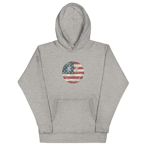 Patriot Smiley Unisex Hoodie - Mainstream Freedom