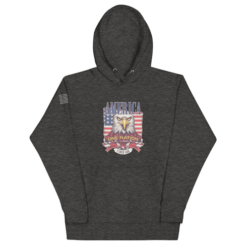America One Nation Under God Unisex Hoodie - Mainstream Freedom