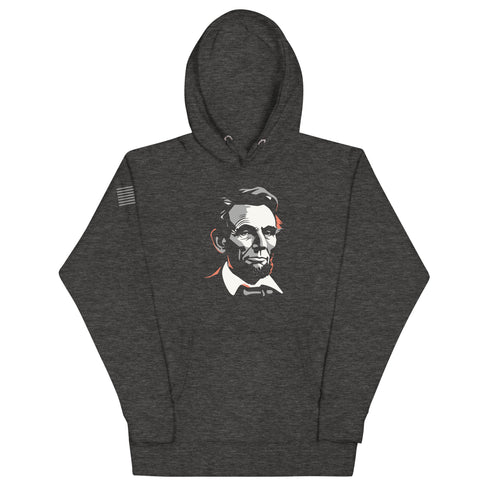 Abe Lincoln Silhouette Unisex Hoodie - Mainstream Freedom