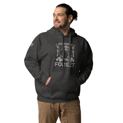 Remember Never Forget Unisex Hoodie - Mainstream Freedom