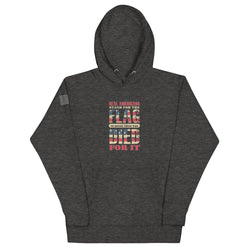 Real Americans Stand For The Flag To Honor Those Who Died For It Unisex Hoodie - Mainstream Freedom