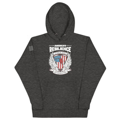 America's Resilience Fuels Our Determination Unisex Hoodie - Mainstream Freedom