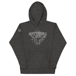 Independence Day Rugged with American Flag Unisex Hoodie - Mainstream Freedom