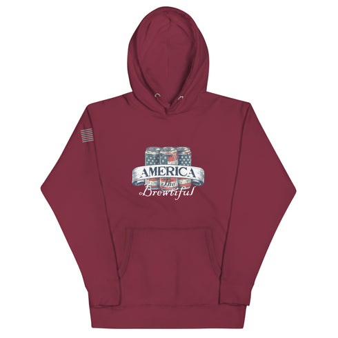 America The Brewtiful Unisex Hoodie - Mainstream Freedom