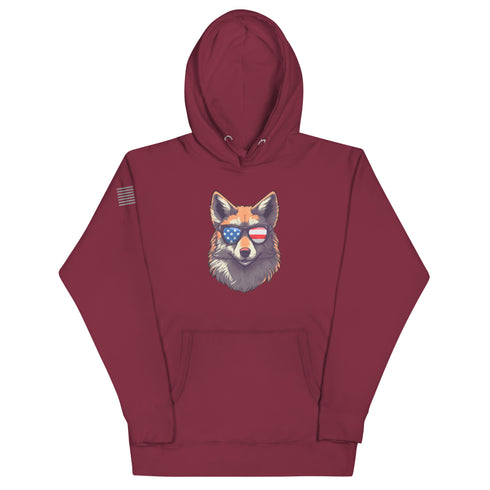 Furry Fox Unisex Hoodie - Mainstream Freedom