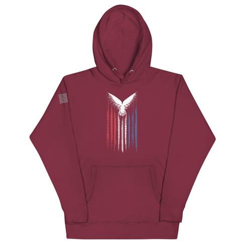 American Patriot Eagle Symbol Unisex Hoodie - Mainstream Freedom