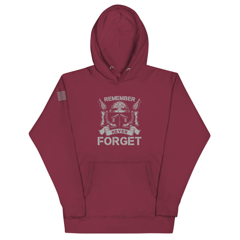 Remember Never Forget Unisex Hoodie - Mainstream Freedom