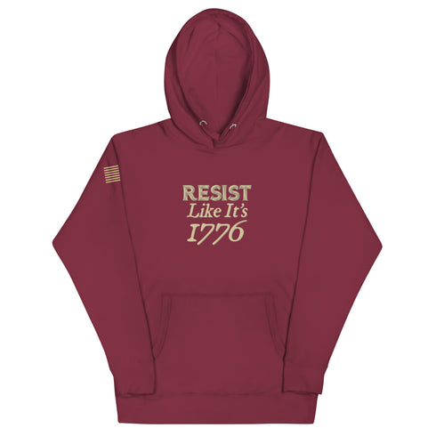 Resist Like It's 1776 Unisex Hoodie - Mainstream Freedom