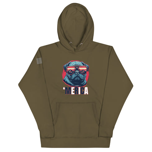 Merica Unisex Hoodie - Mainstream Freedom