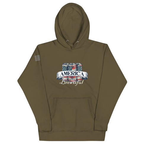 America The Brewtiful Unisex Hoodie - Mainstream Freedom
