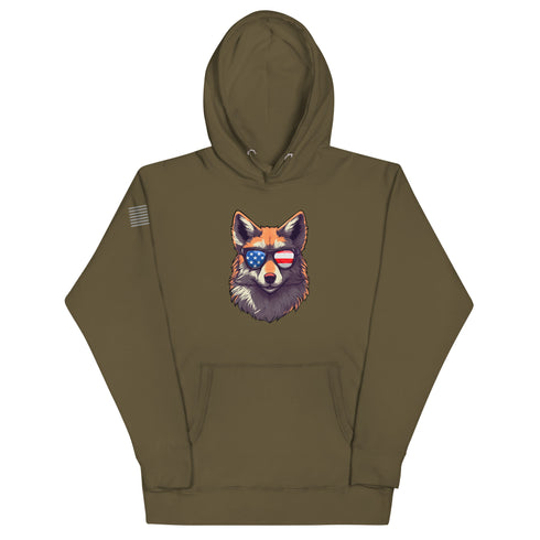 Furry Fox Unisex Hoodie - Mainstream Freedom