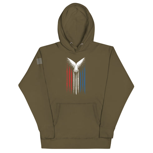 American Patriot Eagle Symbol Unisex Hoodie - Mainstream Freedom