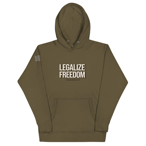 Legalize Freedom Unisex Hoodie - Mainstream Freedom