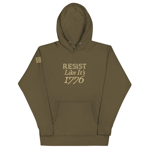 Resist Like It's 1776 Unisex Hoodie - Mainstream Freedom