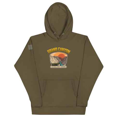 Grand Canyon Outdoors Unisex Hoodie - Mainstream Freedom