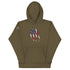 Patriot Grunge Slash Unisex Hoodie - Mainstream Freedom