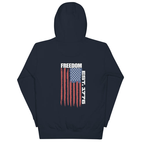 Freedom Est. 1776 Unisex Hoodie - Mainstream Freedom