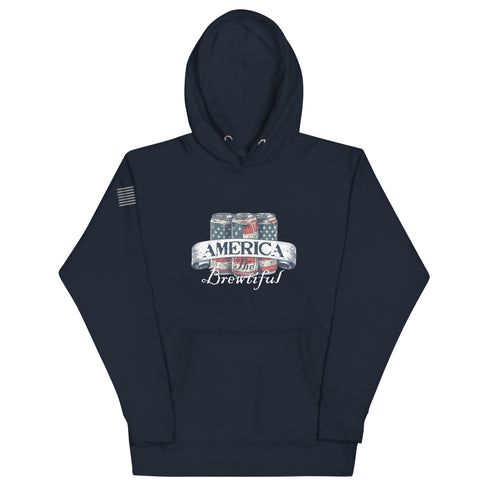 America The Brewtiful Unisex Hoodie - Mainstream Freedom