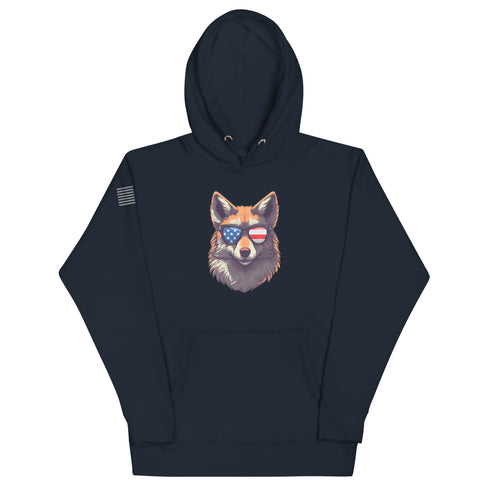 Furry Fox Unisex Hoodie - Mainstream Freedom