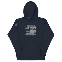Proud US Air Force Unisex Hoodie - Mainstream Freedom