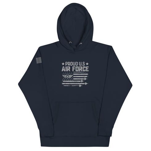 Proud US Air Force Unisex Hoodie - Mainstream Freedom