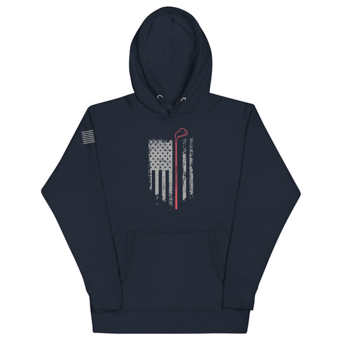 Grunge American Golfer Unisex Hoodie - Mainstream Freedom