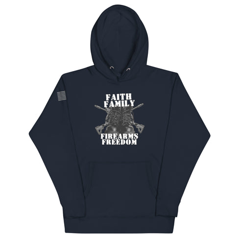 Faith Family Firearms Freedom Unisex Hoodie - Mainstream Freedom