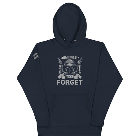 Remember Never Forget Unisex Hoodie - Mainstream Freedom