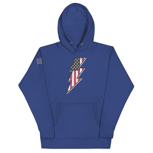 Lightning Bolt America Unisex Hoodie - Mainstream Freedom