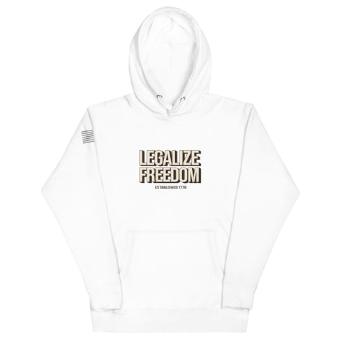 Legalize Freedom Unisex Hoodie - Mainstream Freedom