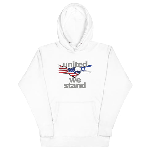 United We Stand Israel and America Unisex Hoodie - Mainstream Freedom