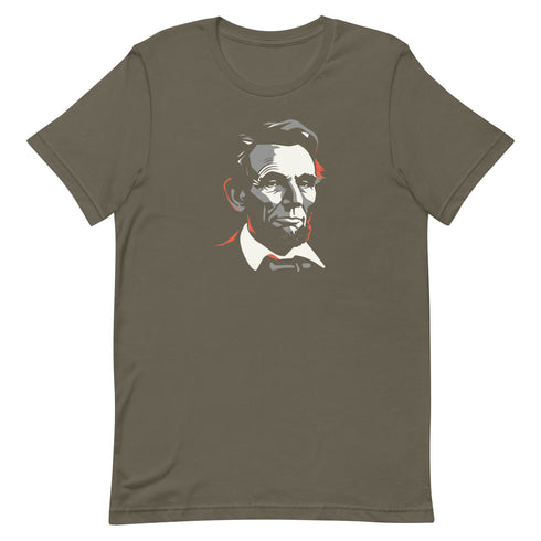 Abe Lincoln Silhouette t-shirt - Mainstream Freedom