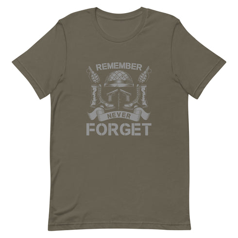 Remember Never Forget Unisex t-shirt - Mainstream Freedom