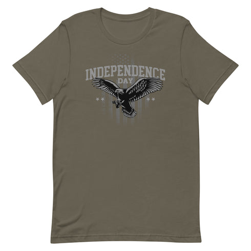 Independence Day Rugged with American Flag t-shirt - Mainstream Freedom