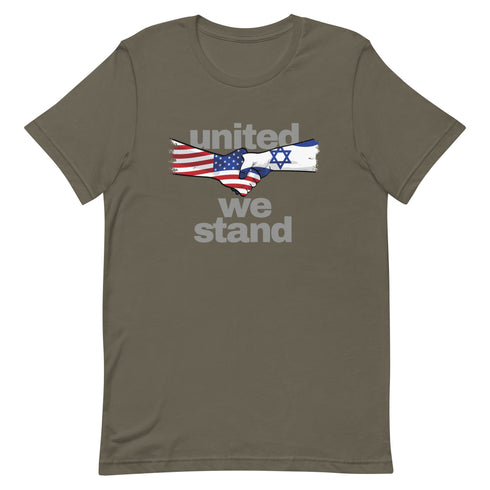 United We Stand Israel and America t-shirt - Mainstream Freedom